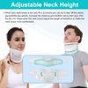 TANDCF Cervical Neck Brace Collar with Chin Support for Stiff Relief Cervical Collar Correct Neck Support Pain Bone Care Health(Size M)