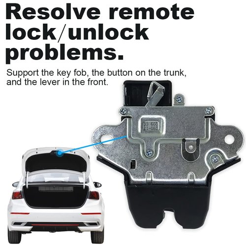 Gorniloxam Trunk Latch Lock Actuator, Replacement for Kia Forte 2014-2020 with 1.6 1.8 2.0 Liter L4 Engine, Replaces OE: 81230-A7030 (Rear Tailgate Door Latch Lock Actuator Motor)