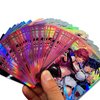 50ct Holographic Flashing (Different Painted Twins) Top Loading Trading Card Sleeves Deck Protector for YuGiOh/Japanese Sized Cards 63x90mm (A16)