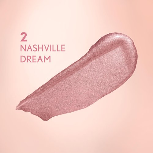 COVERGIRL Exhibitionist by Kelsea Ballerini Liquid Glitter Eyeshadow, Highly Pigmented, Glittery Finish, Long-Wearing, Transfer Proof, Nashville Dream 2, 0.13oz