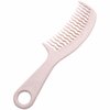 Wet Brush Detangling Comb, Unisex - 1 Count, Black, Wave Tooth Design, For Wet or Dry Hair, No Pulling or Tugging, Prevents Snagging & Breakage (Light Pink)