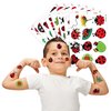 Ladybug Temporary Tattoos Birthday Party Supplies Favors Decorations Lady Beetle Bug Insect Lady Beetle Super Cute 96PCS Tattoos Stickers for Kids Boys School Classroom Rewards Gifts Ideal Halloween