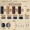 Yuxung 2500 Pcs Hair Extensions Micro Rings Links Beads and 5 Rolls Hair Extensions Sewing Thread and 10 Pieces C/J/I Needles Hair Extension Kit for Human Hair Extensions Hand Sewing Wig DIY Craft