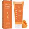 Carrot Soap for Skin Brightening – Natural Carrot Face Wash for Glowing Skin – Exfoliating Facial Cleanser for Dark Spots, Hyperpigmentation – Carotene Liquid Soap Reduces Acne, and Evens Skin Tone