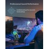 MRSDY Gaming Microphone, USB Computer Microphone for PC, Mac, PS4/5, Condenser Podcast Mic for Studio Recording, YouTube, Streaming, with Headphone Jack, Led Light, Mute, Gain, Noise Cancellation