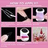 MEKK Mini UV Light for Gel Nails UV Light for Nails Innovative One Finger UV LED Nail Lamp 16W UV Nail Lamp Portable LED Nail Lamp Professional Nail Dryer for Nail Art Tools(Black)