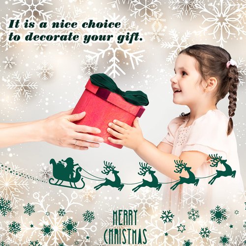 Lyrow 2 Rolls Christmas Velvet Ribbon 2.5 Inches Christmas Velvet Satin Ribbon Vintage Wide Wired Edge Wrapping Ribbon for Christmas Wedding Decorating, Gift Wrapping Bow (Green,20 Yards)