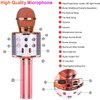 BlueFire Wireless 4 in 1 Bluetooth Karaoke Microphone with LED Lights, Portable Microphone for Kids, Best Gifts Toys for Kids, Girls, Boys and Adults (Pink)