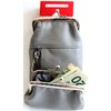 Pure Leather Cigarette Case Coin Pouch Combo 2 Snap + Zipper Pocket Fit 100's King - Grey
