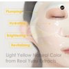 glowiest Sweet Dreams Yuzu Bright Collagen Mask Set of 3, Brightening & Hydrating Face Collagen Jelly Mask, 78% Collagen, Niacinamide, Vitamin C, Peptides, Korean Skincare
