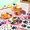 Potchen 80 Pcs Dog Birthday Party Supplies Dog Paw Party Tableware Supplies 40 Disposable Plates and 40 Napkins for Puppy Doggy Party Decoration, 7 Inch