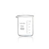 Labvida Upgrated 3 Size Low Form Beaker Set, 50ml 100ml 250ml, 3.3 Boro Glass Beakers with Printed Graduation, LVA017