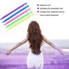 100 Pieces Spiral Hair Perm Rod Plastic Long Barber Hairdressing Styling Curling Perm Rod Rollers Salon Tools for Women Girls