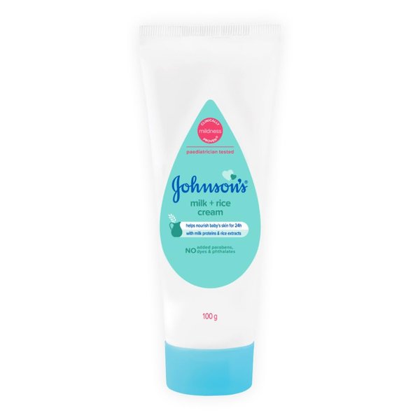 Johnson's Baby Milk and Rice Cream, 100g
