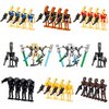 Toysvill Battle Robots Building Block Set for Kids | Generals + Droids Minifigures (28 PCS) with Weapons, TOYSVILL-BB-BD-28