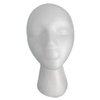 Female Styrofoam Mannequin Head Model - Wig/Hat Display Stand - Art Work Painting Novelty - Foam White by LIAMTU