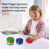 Math Fact Fidget Spinner, Cool Math Games, Adult Fidget Toys, Fidget Spinner Pack, Fidget Spinners for Kids, Fidget Learning Game(Multiplication/Division)