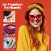 LOTUS78 Headbands for Women. Eight Pack, Soft Fabric Bands for Women's Hair. Elastic Sweat Band, Trendy Headbands. Boho Headbands for Exercise & Yoga. (Rising pink)