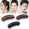 3PCS Hair Bun Invisible False Hair Clip Bump It Up Volume Hair Base Fluffy Hair Pad Styling Insert Tool Volume Increased Pads Fluffy Princess Styling Accessories for Women Girls Dark Brown