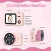 Makolle Kids Camera, Christmas Birthday Gifts for Girls Age 3-8,Video Cameras for Kids 8-12,Childrens Digital Camera for vlogging Portable Kids Selfie Camera with 32GB SD Card Pink