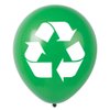 Recycle Latex Balloons - 12inch (16pcs) Recycling Sign Themed Birthday Party Decorations Or Supplies, Green