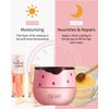 2Pcs Watermelon Lip Balm Honey Pot Lip Mask & Lip Glowy Oil Lip Care Set, Propolis Moisturizing & Nourish Hydrating Lip Gloss Repair, Reduce Lip Line & Plump Dry Cracked Lip Scrub Exfoliator -Set C