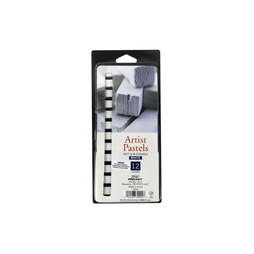 PRO ART Artist Pastel Set, 12 White
