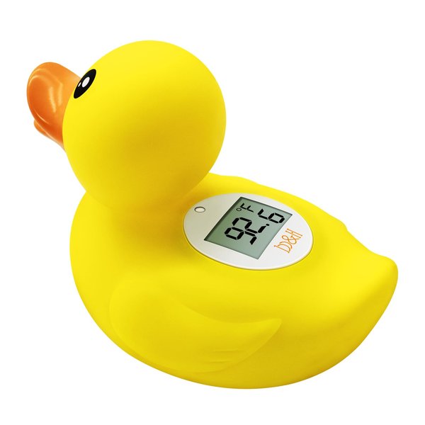 b&h Duck Baby Bath Thermometer, Toddlers Bath Temperature Thermometer Safety Floating Toy, Bathtub Thermometer, at Fahrenheit and Celsius Degree