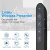 NORWII N27 Wireless Presenter with Laser Pointer Presentation Clicker, 330FT Long Contol Range Hyperlink Volume PowerPoint Clicker Presentation Remote Slide Advancer for Laptop Computer