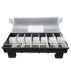 QSRProducts 7-Slot Day of The Week Covered Label Dispenser (for 3/4" or 1" Labels) - Food Sticker Holder for Inventory Management and Meal Prep, Protects Labels Inside