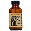 Simply Great Beard Oil - WHISKEY Scented Beard Oil - Beard Conditioner 3 Oz Easy Applicator - Natural - Vegan and Cruelty Free Care for Beards