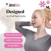 JUVABUN Curled Clip in Hair Buns -Brownish Blonde| Hair Bun Maker | Hair Buns Hair Piece| Curled Hair Bun Scrunchie | Everyday Wear | Washable & Realistic|Hair Bun Clip - Brownish Blonde