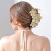 AMCAMI Flower Hair Clips for Women Claw Clips for Thick Hair 6 Pcs Claw Clips Hair Clips for Thin Hair Beach Accessories for Women Cute Hair Clips Hawaiian Flower Hair Clips Hair Claws
