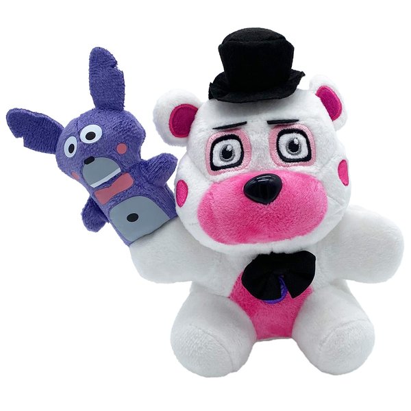 Ycixri FNAF Funtime Freddy Plush Toy Suitable for Collection, FNAF Plushies Stuffed Doll for Boy Girl Christmas Halloween Birthday Gift, 8“ (Funtime Freddy)