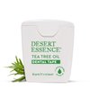 Desert Essence Tea Tree Oil Dental Tape - 30 Yards - Pack of 24 - Naturally Waxed w/ Beeswax - Thick Flossing No Shred Tape - On The Go - Removes Food Debris Buildup - Cruelty-Free Antiseptic
