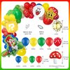 HOMEZZO Video Game 8th Birthday Party Supplies, Level Up Letter Balloons, Boo Balloon, Balloons Arch for Kids 8th Birthday Decorations