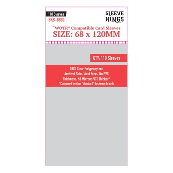 Premium Card Sleeves - War of The Rings (68mm x 120mm) 110 Sleeves per Pack