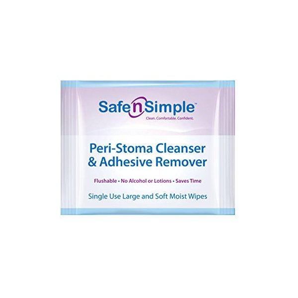Peri-Stoma Cleanser & Adhesive Remover - 75 Wipes/Box