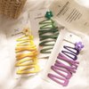 Yellow Hair Clip Sweet Flower Women Girl Barrette Bobby Pin Hairpin Hair Clips, Decoration Elegant Gold Gifts Hair Clips Hair Accessories 7PCS