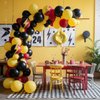 Red Black Yellow Balloons,12inch Poke Cartoon Balloons Lightning Printed Party Balloons Confetti Black Yellow Decoration for Boy Girls Cartoon Themed Party Birthdays Baby Showers Holiday Party