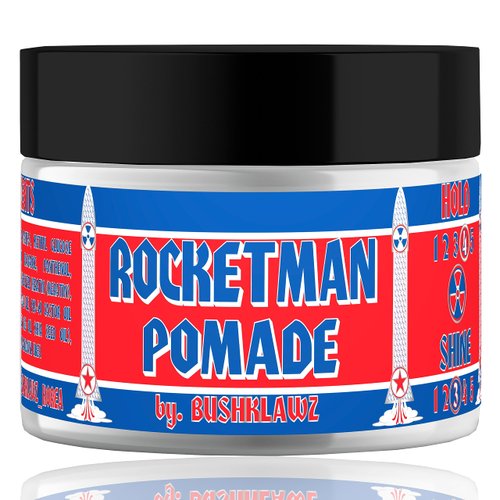 Rocketman Hair Pomade 115g/4.05oz Water Based Firm Hold Easy Wash No Build Up for Tight Styles Men's Styling Smells Great