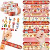 48 PCS Carnival Party Favors 24PCS Tattoos Stickers 24PCS Slap Bracelets Wristbands Perfect for Circus Themed Birthday Baby Showers or Classroom Rewards Ideal Decor and Gifts for Girls and Boys
