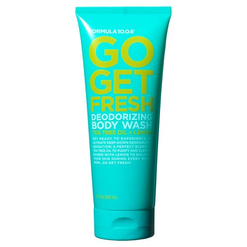Formula 10.0.6 - Go Get Fresh Deodorizing Body Wash - Body Wash for the Freshest Daily Clean, Vegan, Paraben-Free, Sulfate-Free & Cruelty-Free, 10.1 Fl Oz