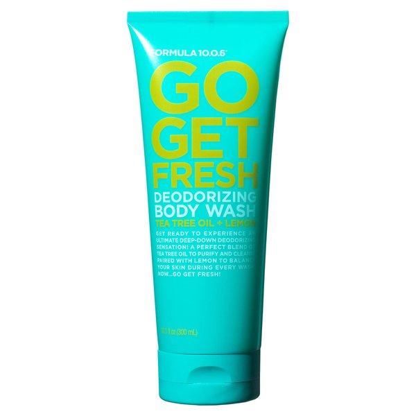 Formula 10.0.6 - Go Get Fresh Deodorizing Body Wash - Body Wash for the Freshest Daily Clean, Vegan, Paraben-Free, Sulfate-Free & Cruelty-Free, 10.1 Fl Oz