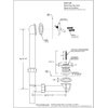 Westbrass 592144-62 Black 1-1/2" Tubular Trip Lever Bath Waste Drain Kit, Matte Black