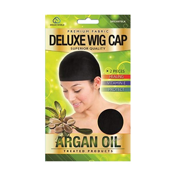Dream Argan Oil Wig Cap 2Pcs (Pack of 1)