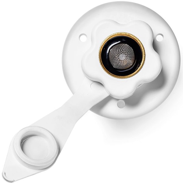 Renator RV Water Inlet Connection. RV City Water Inlet With Check Valve. RV Water Fill Inlet. RV Water Hose Connector, City Water Fill RV. Water Hose Flange. City Water Hookup For Camper (white).