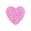 NAVIKA Pink Heart Golf Ball Marker Made with Austrian Crystals | Magnetic Hat Clip Included for Any Age Golfer | Valentine's Themed Ball Marker | Breast Cancer | Gift for Women and Kids