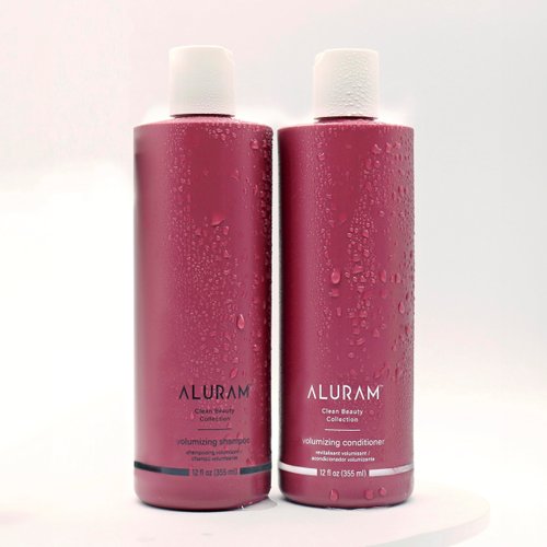 Aluram Volumizing Shampoo, Non-Drying Gentle Cleanser Adds Body & Fullness for All Hair Types, 12 Fl Oz