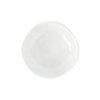 Vietri Aria White Organic Medium Serving Bowl - 6.5" D Stoneware Decorative Serveware Dish for Salad Chip & Pasta, White
